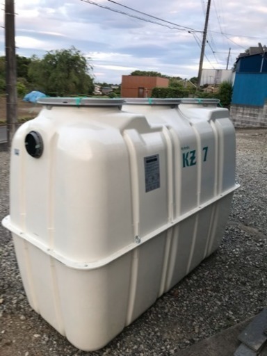 クボタ七人層の浄化槽新品です。