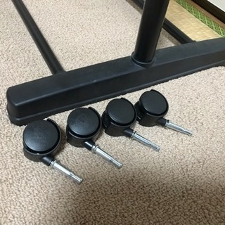 ハンガーラック 90cm キャスター、カバー付きの画像