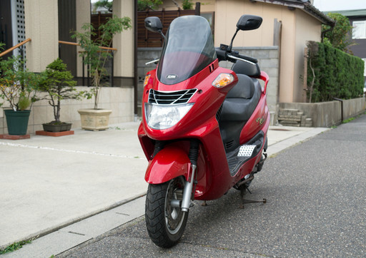 原付ニ種 SYM X'PRO RV125JP 水冷4サイクル125CC レッド ビッグスクーター