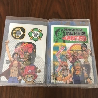 【レア物】ONE PIECE シール ミニクリアファイルの画像