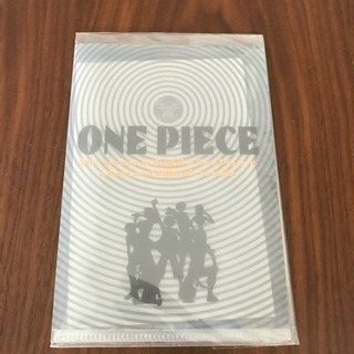 【レア物】ONE PIECE シール ミニクリアファイルの画像