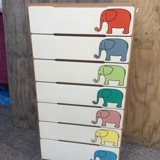 ■無料で差し上げます。配達可■破損有 象さんのかわいいタンス レ...