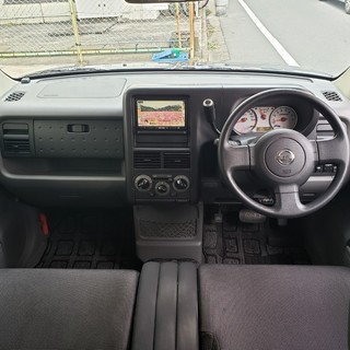 日産キューブキュービック15ＲＸ　車検33年5月　走行58000キロ　社外ＨＤＤナビ＆地デジＴＶ　ＥＴＣ　純正エアロ＆15アルミの画像