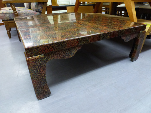 PayPay可 【手稲リサイクル】津軽塗 座卓 ローテーブル　和風テーブル　工芸品￥19,800-