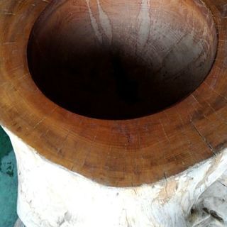 欅　臼　けやき　特注品　ケヤキ　うす 美術品 骨董品の画像