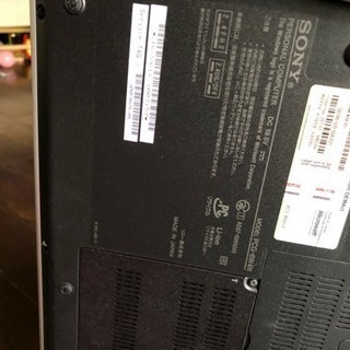ソニー ノートパソコン VAIOの画像