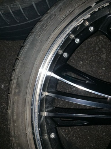 19インチホイール4本セット ホイールのみの出品