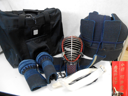 剣道 防具一式 面 胴 垂れ 小手 防具バッグ 防具セット 小樽河田製 孝道特製塗  ☆ PayPay(ペイペイ)決済可能 ☆ 札幌市 清田区 平岡