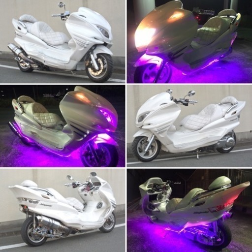 【YAMAHA マジェスティ】人気No. 1カラー！！スピーカー4発！！