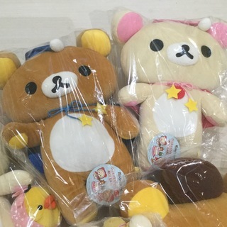 リラックマ ぬいぐるみ 特大サイズ ５体の画像