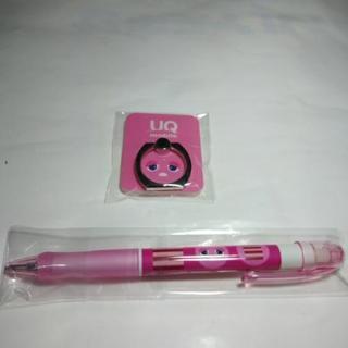 ガチャピンUQコラボスマホリング&ボールペン