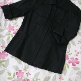 🌹・（148）春〜夏ジャケット・黒🌹（11）美品です。未着用品。見つけた方Luckyです😊の画像