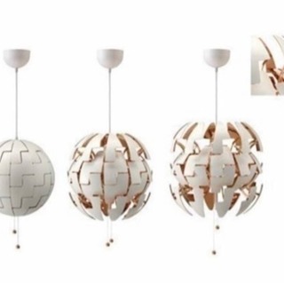 IKEA ペンダントライト ホワイト×コッパーカラー