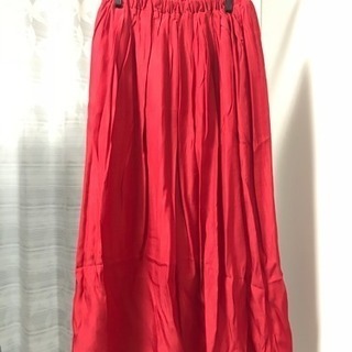 値下  新品 natural couture 赤 レッド ロング...