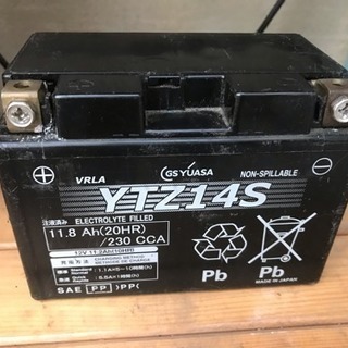 日本製  GSユアサ  中古バッテリー  YTZ14Sの画像