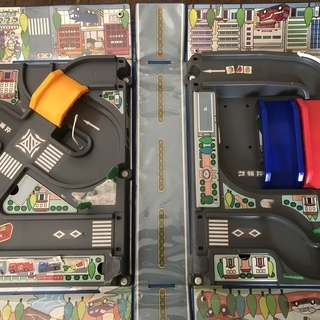 持ち運べるトミカお出かけ立体マップ