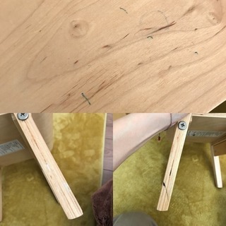 無料 1.5〜4歳目安 キコリのテーブル&イスセットの画像