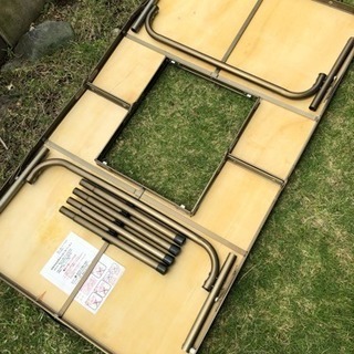 【販売済み】バーベキュー テーブル 2WEY logos アウトドア 海 山 川の画像