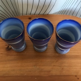 冷酒用？おちょこ？和グラス3つセットの画像