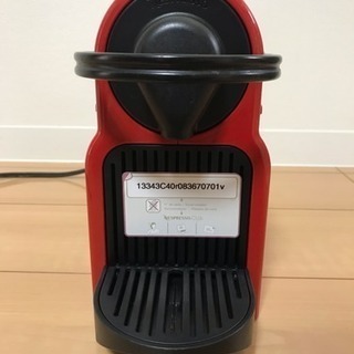 【値下げ】ネスプレッソ イニッシア ルビーレッドの画像
