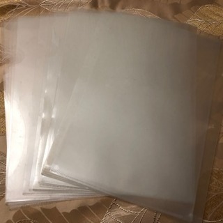 無地　A4サイズ　クリアファイル　50枚の画像