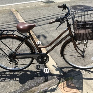 整備済　シティ車外装６段変速　２６インチ
