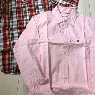 コンバース 半袖シャツとフラッシュリポートの長袖シャツ