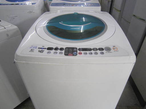 HITACHI NW-8CV6  大容量！静かなインバーター洗濯機8キロ