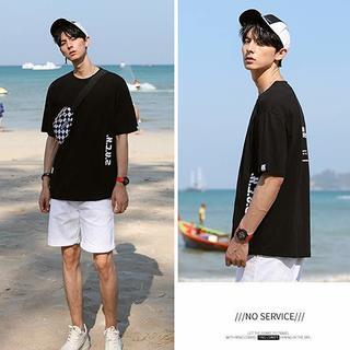 Danncool tシャツ メンズ 半袖 カットソー tシャツの画像