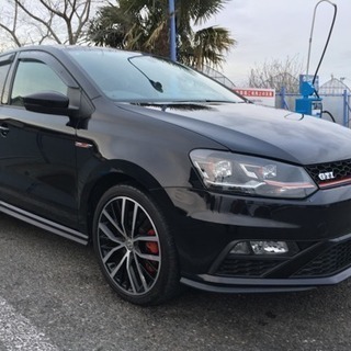 🌟フォルクスワーゲンポロ GTI売り切り 極上美車🌟 検令和2年7月1.7万キロ！SDナビ！ブラックの画像