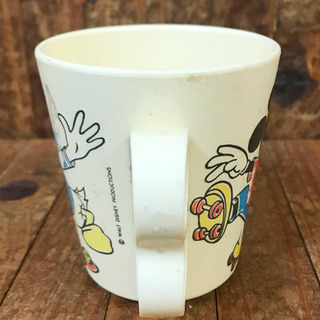 【送料無料】ディズニー★プラスティックマグ★コップ★ミッキーマウス★ミニーマウス★ドナルドダック★ヴィンテージ★アメリカン雑貨の画像