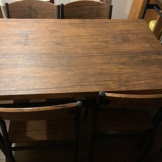 おしゃれなダイニングテーブルセット椅子4脚付