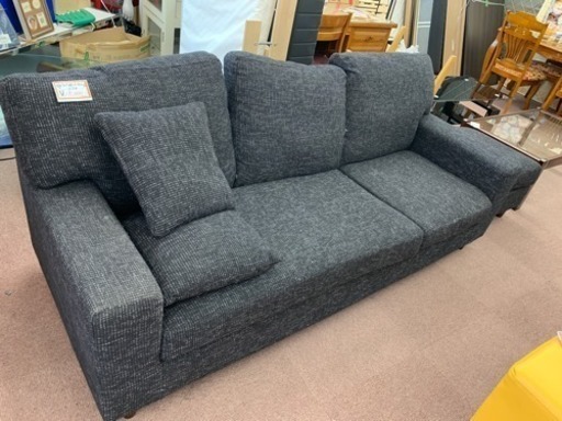 ◇モダンでオシャレなソファ  オットマン付き