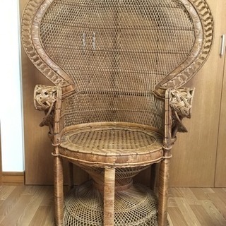 籐の椅子（1人掛け）