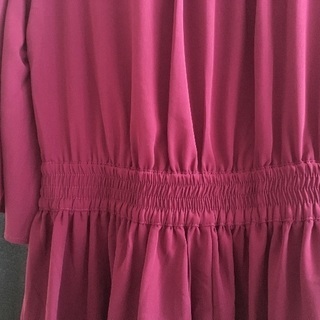 パープルのロングワンピース【美品】の画像