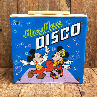 【送料無料】ディズニー★レコードケース★ミッキーマウス★ミニー★ドナルドダック★グーフィー★ヴィンテージ★アメリカン雑貨★トート の画像