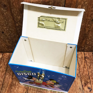 【送料無料】ディズニー★レコードケース★ミッキーマウス★ミニー★ドナルドダック★グーフィー★ヴィンテージ★アメリカン雑貨★トート の画像