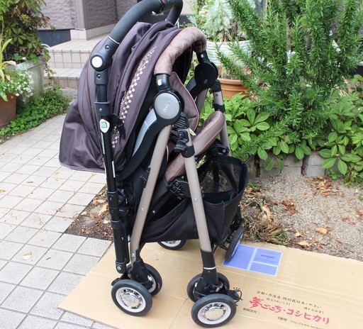 アップリカ ソラリアプレミアム ベビーカー 製品安全協会A型SG合格品 赤ちゃん ビジューブラウンAprica SORARIA PRE