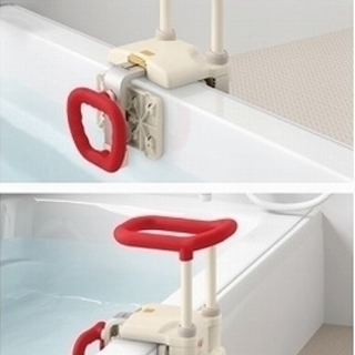 アロン化成　安寿　浴槽手すりUST-130N（入浴用手すり　お風呂用手すり　入浴用クリップ　介護用品）介護用品の画像