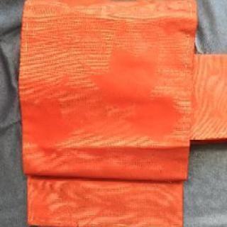 👘 正絹 紗 盛夏用 名古屋帯 紅葉尽くし★ 仕付け 未着用品の画像