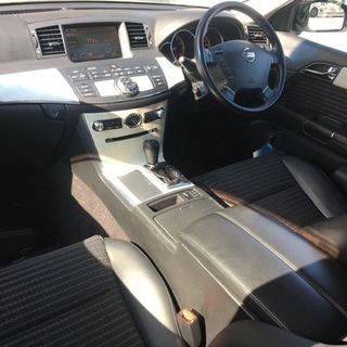社外マフラー☆フーガ☆実走行☆機関好調☆ハーフレザー☆美車の画像