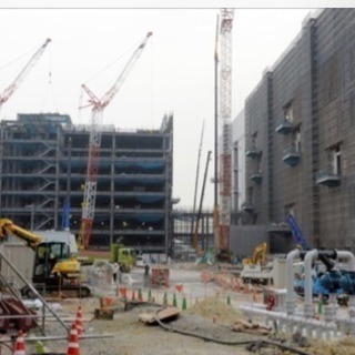 塗装工 北上市東芝の鉄骨の塗装工事の画像