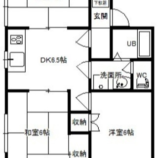 (前橋)家賃4万円！3DK！初期費用なし！駐車場2台！敷島町のアパート！ - 前橋市