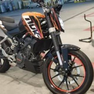 KTM duke125　交換可
