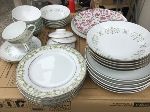値下げ ノリタケ 全部まとめて 引き取り限定 引き取り限定】中古品ノリタケプレート昭和40年代 (えびな) 札幌の食器 