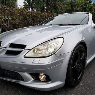 ☆車検付メルセデスベンツSLK350スポーツパッケージ！赤皮革/...