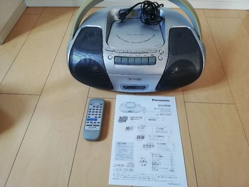 CDラジカセ(Panasonic　rx d27)