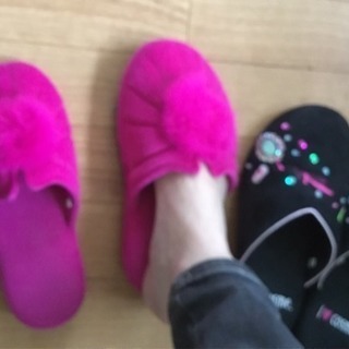 かわいいスリッパの画像