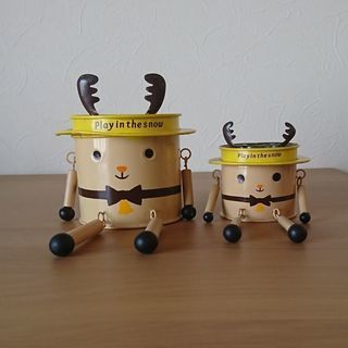 未使用 トナカイ ポットカバー 2個セット