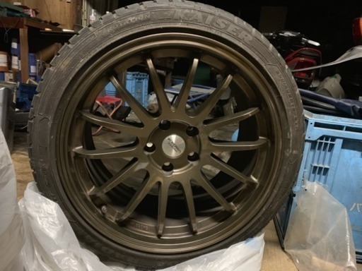 kyowaraoing タイヤ/ホイールセット18インチ 関東県内、無料で運送可